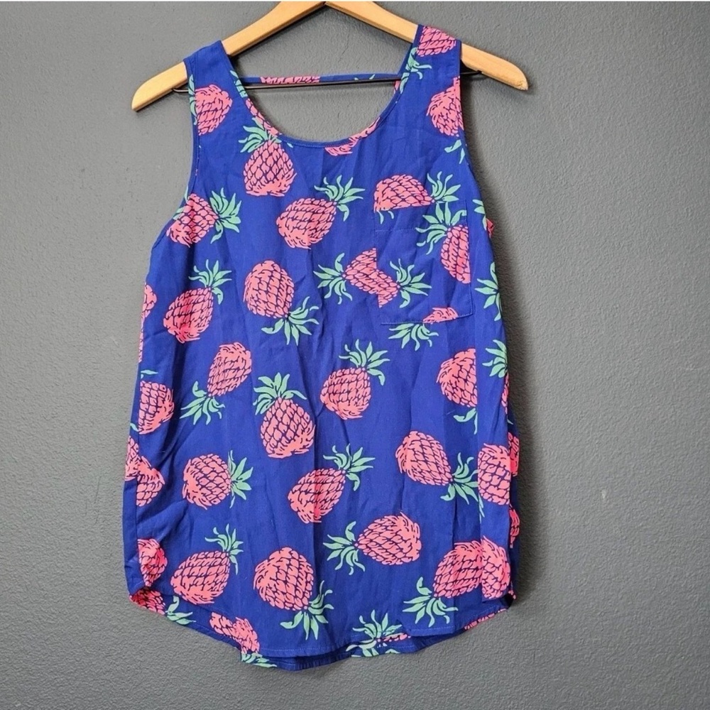 Pink Owl - Y2k Pineapple Top